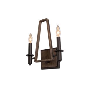Duluth 2-Light Wall Sconce in Satin Bronze