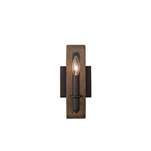 Duluth 1-Light Bathroom Vanity Light in Satin Bronze
