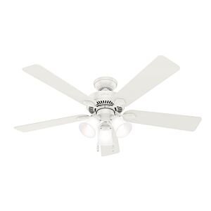 Swanson 3-Light 52" Ceiling Fan in Fresh White