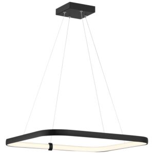 Ravello 1-Light LED Pendant in Matte Black