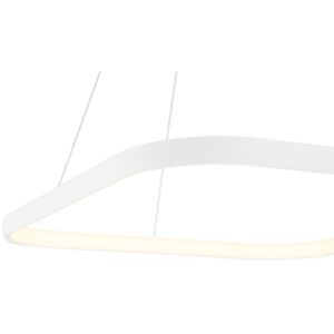 Ravello 1-Light LED Pendant in Matte White