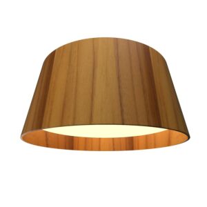 Conical LED Ceiling Mount in Teak