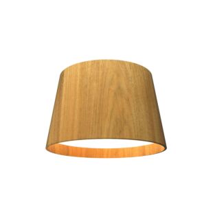 Conical LED Ceiling Mount in Louro Freijo