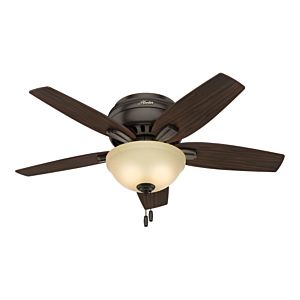 Newsome 52-inch 2-Light Indoor Roasted Walnut Ceiling Fan