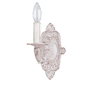 Crystorama Paris Market 10 Inch Wall Sconce in Antique White