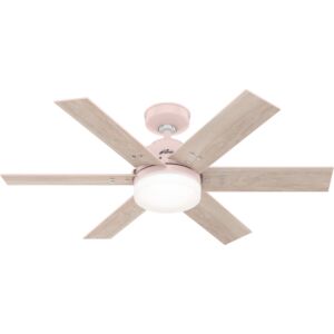 Pacer 2-Light 44" Ceiling Fan in Blush Pink