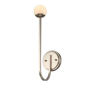 Kalco Bistro Wall Sconce in Polished Nickel