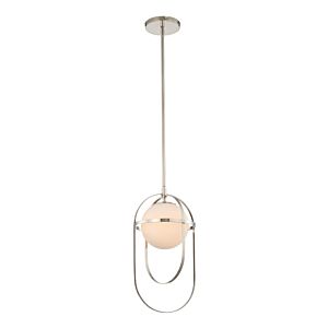 Kalco Lennox Contemporary Chandelier in Polished Nickel