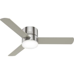 Minimus 1-Light 52" Ceiling Fan in Brushed Nickel