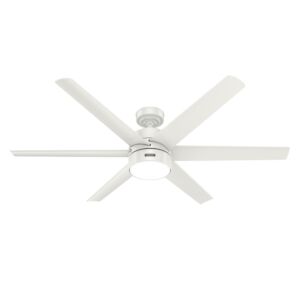 Solaria 1-Light 60" Ceiling Fan in Fresh White