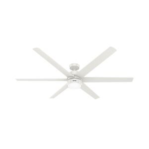 Solaria 1-Light 72" Ceiling Fan in Fresh White
