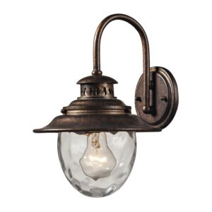 Searsport 1-Light Outdoor Wall Sconce in Regal Bronze