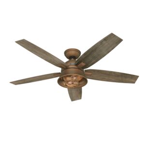 Hampshire 2-Light 52" Ceiling Fan in Weathered Copper