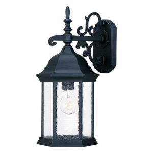 Madison 1-Light Wall Sconce in Matte Black