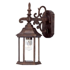 Madison 1-Light Wall Sconce in Burled Walnut