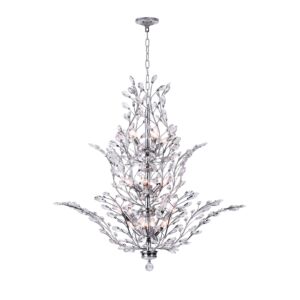 CWI Lighting Ivy 18 Light Chandelier with Chrome finish
