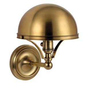Hudson Valley Covington 11 Inch Wall Sconce in Aged Brass