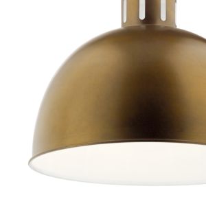 Zailey Pendant in Natural Brass