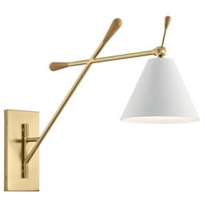 Finnick 1-Light Wall Sconce in Champagne Gold
