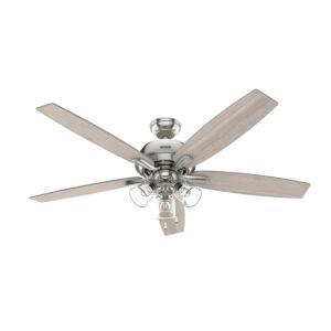 Dondra 3-Light 60" Ceiling Fan in Brushed Nickel