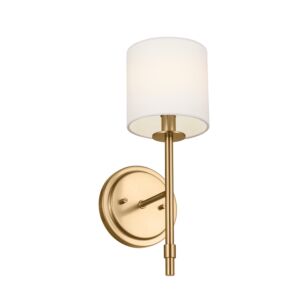 Ali 1-Light Wall Sconce in Brushed Natural Brass