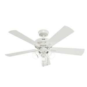 Crestfield 3-Light 52" Ceiling Fan in Fresh White