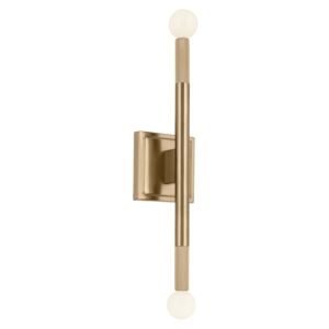 Odensa 2-Light Wall Sconce in Champagne Bronze