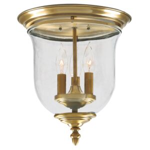 Legacy 3-Light Ceiling Mount in Antique Brass