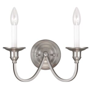 Cranford 2-Light Wall Sconce in Brushed Nickel