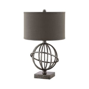 Lichfield 1-Light Table Lamp in Pewter