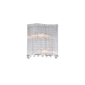 CWI Elsa 2 Light Wall Sconce With Chrome Finish