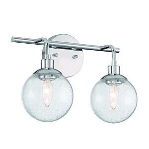 Craftmade Que 2-Light Wall Sconce in Chrome
