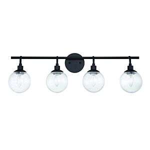 Craftmade Que 4-Light Wall Sconce in Flat Black