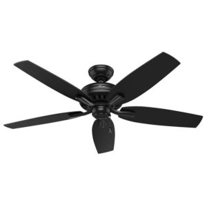 Hunter Newsome 52 Inch Indoor/Outdoor Ceiling Fan in Matte Black