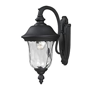 Z-Lite Armstrong 1-Light Outdoor Wall Sconce In Black