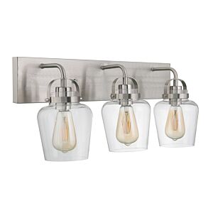 Craftmade Trystan 3-Light Wall Sconce in Brushed Polished Nickel