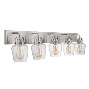 Craftmade Trystan 5-Light Wall Sconce in Brushed Polished Nickel