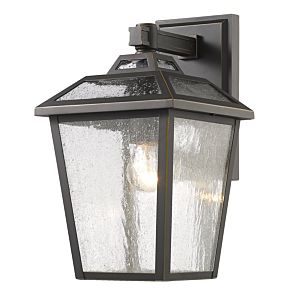 Z-Lite Bayland 1-Light Outdoor Wall Sconce In Oil Rubbed Bronze
