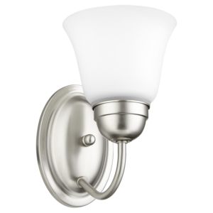 Quorum Traditional 5 Inch Wall Sconce in Satin Nickel