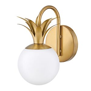 Hinkley Palma 1-Light Bathroom Vanity Light In Heritage Brass
