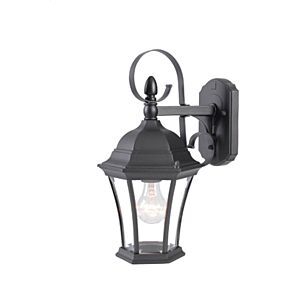 New Orleans 1-Light Wall Sconce in Matte Black