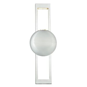 Aline 1-Light LED Wall Sconce in Polished Nickel