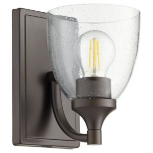 Quorum Enclave 8 Inch Wall Sconce in Oiled Bronze with