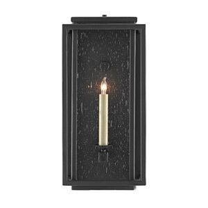 Wright 1-Light Outdoor Wall Sconce in Midnight