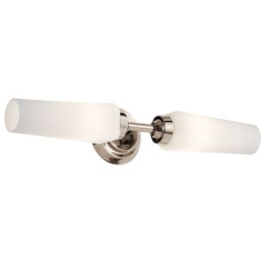 Truby 2-Light Wall Sconce in Polished Nickel
