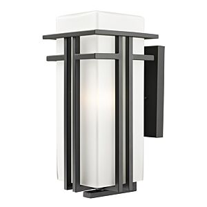 Z-Lite Abbey 1-Light Outdoor Wall Sconce In Outdoor Rubbed Bronze