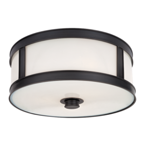 Hudson Valley Patterson 2 Light Ceiling Light in Old Bronze