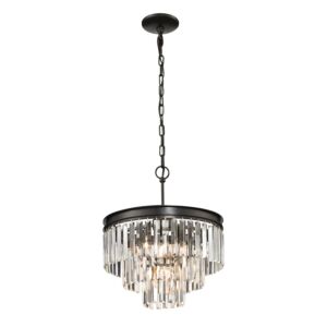 Palacial 4-Light Chandelier in Oil Rubbed Bronze