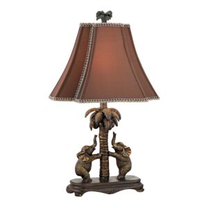 Adamslane 1-Light Table Lamp in Bronze