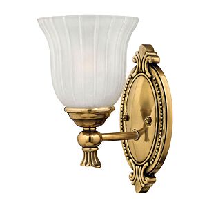 Hinkley Francoise 1-Light Bathroom Vanity Light In Burnished Brass
